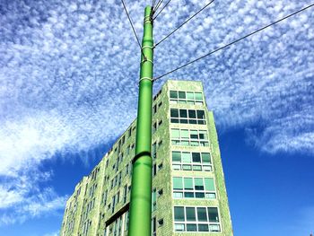 Low angle view of buildings against sky