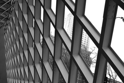 Low angle view of modern building
