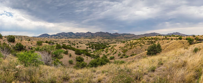 Scenic view of landscape against sky