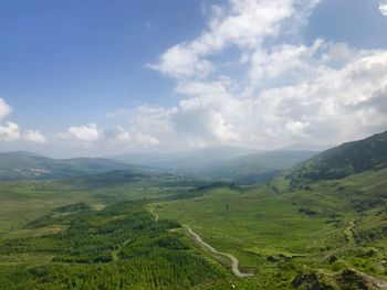 Scenic view of landscape against sky