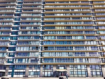 Low angle view of buildings in city