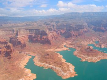 Aerial view of landscape