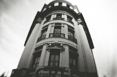 Low angle view of building against sky