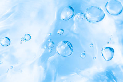 Close-up of bubbles