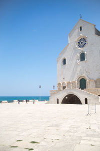 View of church against blue sky