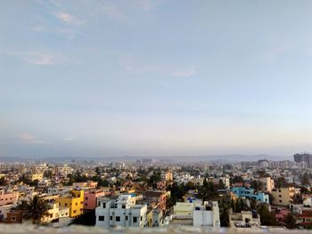 Cityscape against sky