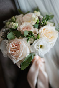 Close-up of rose bouquet