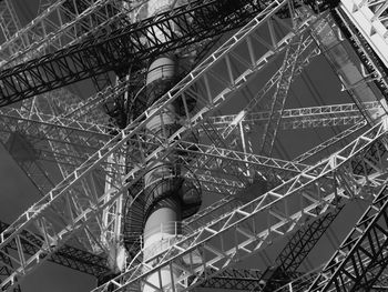 Low angle view of ferris wheel