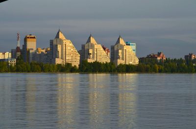 View of city at waterfront