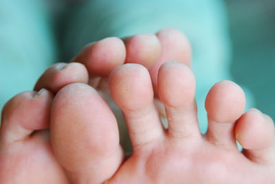 Close-up of foot