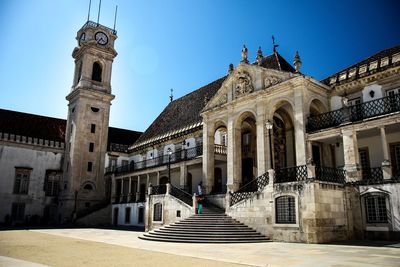 View of temple against clear sky