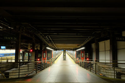 Interior of tunnel