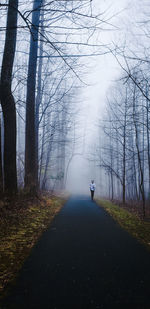 Man standing in a forest