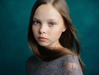 Close-up of young woman