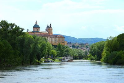 River with buildings in background