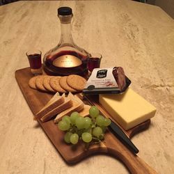 Close-up of food on table