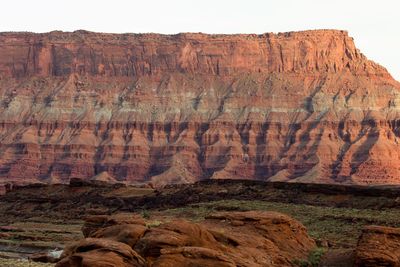 View of rock formations