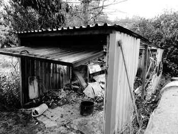 Abandoned built structure