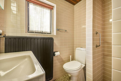 Close-up of sink in bathroom