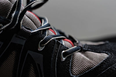 Close-up of black shoes