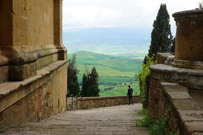 Scenic view of historical building against sky