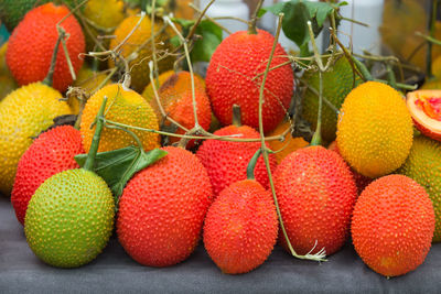 Close-up of strawberries