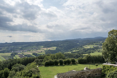 Scenic view of landscape against sky