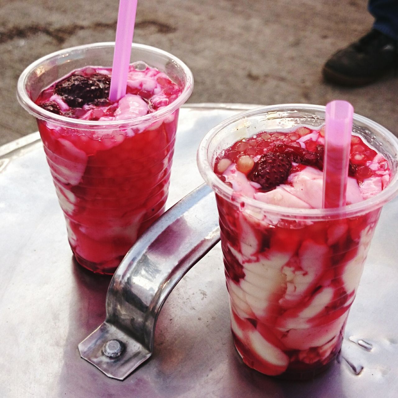 Strawberry taho