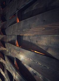 Close-up of wooden wall