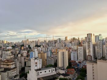 High angle view of cityscape