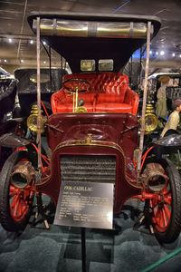 Close-up of vintage car