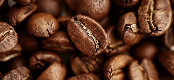 Detail shot of coffee beans