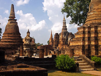 Low angle view of temple