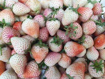 Full frame shot of fruits for sale in market