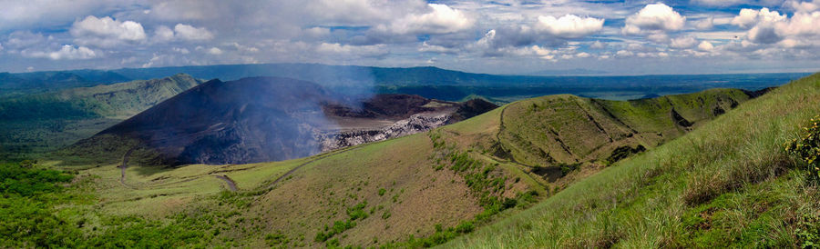 Panoramic view of landscape against sky