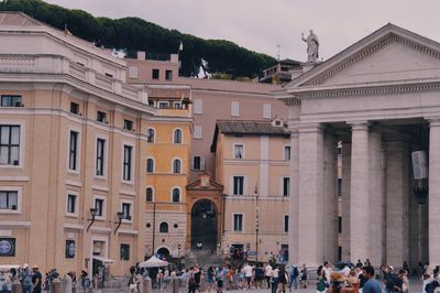 Group of people in historic building