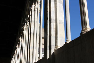 Low angle view of historical building