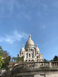 Low angle view of church against sky