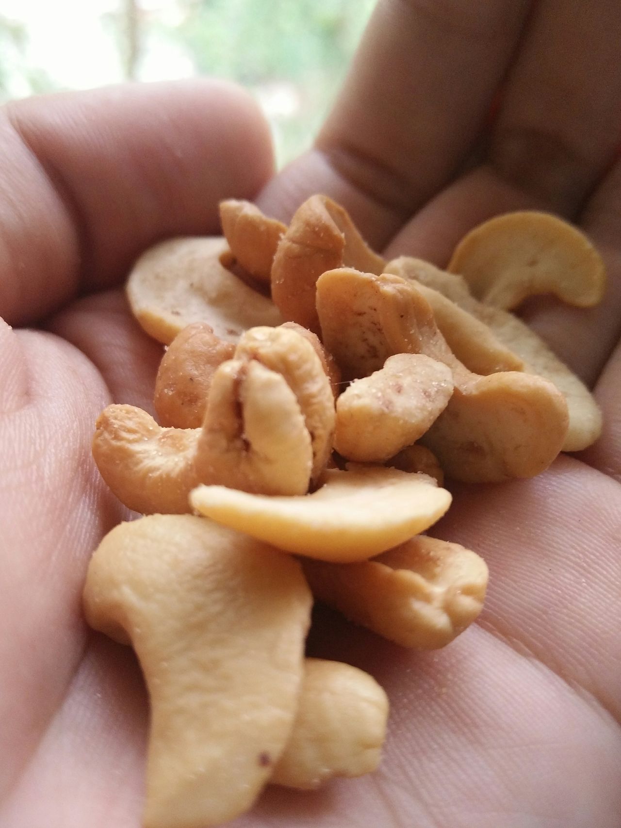 Handful of cashewnuts