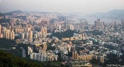 Aerial view of city