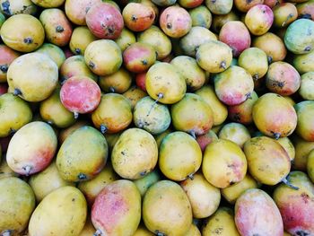 Full frame shot of fruits for sale at market stall