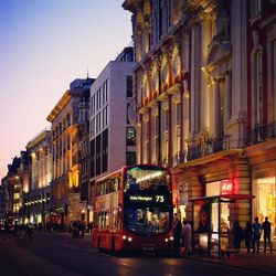 View of city street