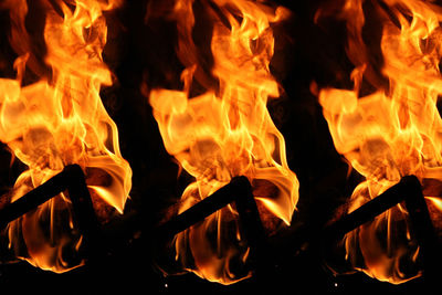 Close-up of fire