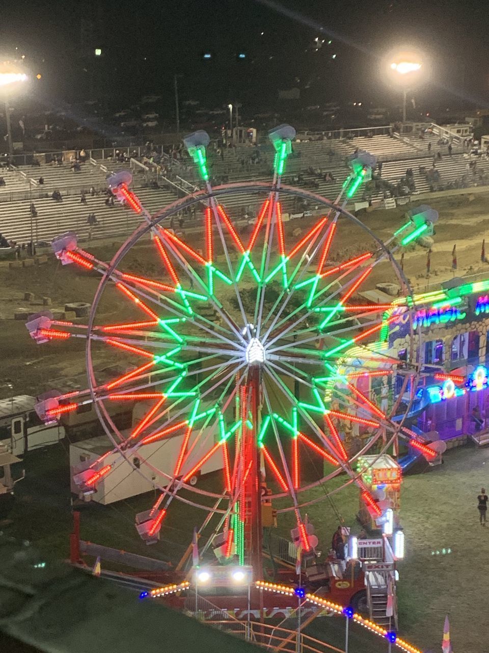 FERRIS WHEEL AT NIGHT