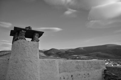 View of built structure against sky