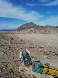 View of desert against sky