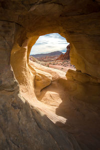 View of rock formation