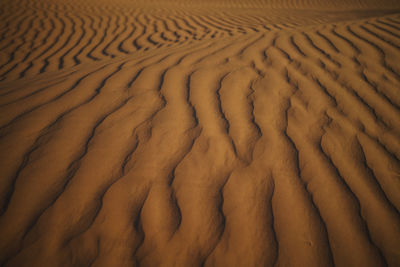 Full frame shot of sand dune