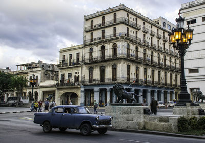 View of city street