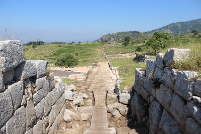 Panoramic view of castle against sky